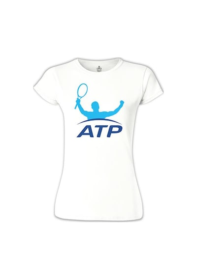 Tenis - Atp Beyaz Kadın Tshirt 001