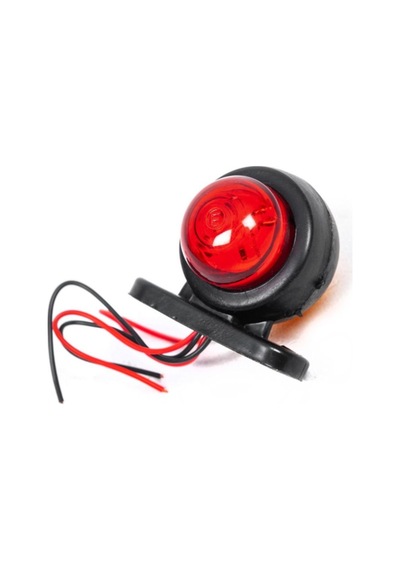 Ahmet Otomotiv Mini Takoz Tek Ledli Sarı-kırmızı Renk 12v-24v