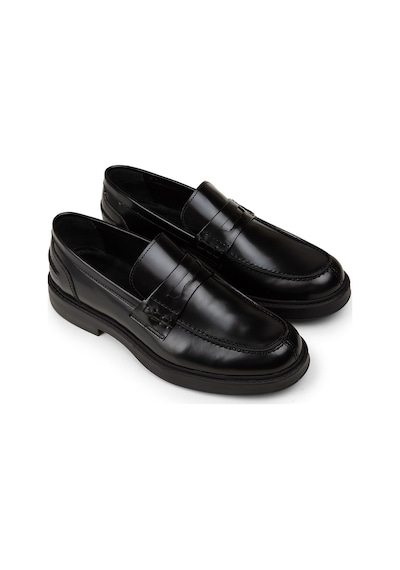 Deery Erkek Siyah Hakiki Deri Loafer Ayakkabı - 02021msyhc03 Siyah