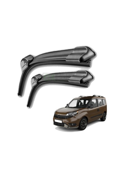 Fiat Doblo Ön Cam Silecek Süpürgesi Takımı 2011 - 2022 Fiat Doblo Geniş Aile Kasa Ön Silecek