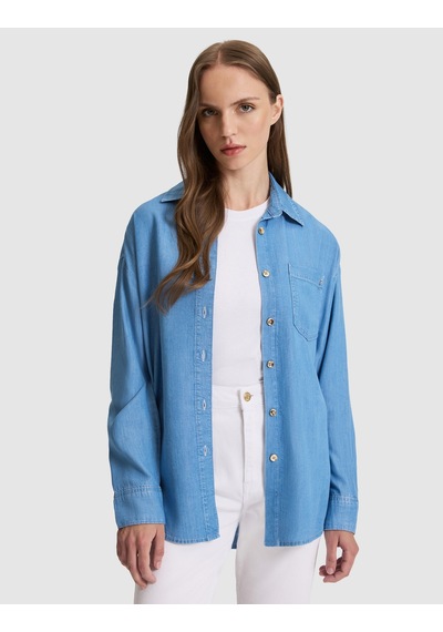 Pierre Cardin Kadın Açık Mavi Gömlek Jean 50321141-vr003