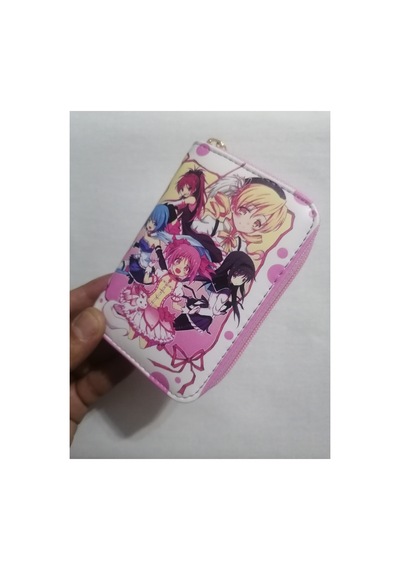 Owlbag Company Owl Bag Madoka Magica Desenli Tasarım Suni Deri Cüzdan Çok Renkli