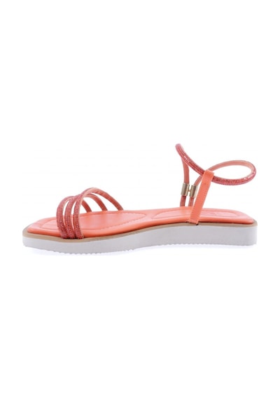 Dgn 536-23y Kadin Sirali Silver Taşli Sandalet 536-2261-R1321 Oranj