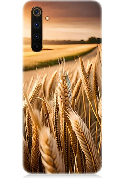Realme 6 Pro Uyumlu Silikon Kılıf Buğday Başak Tarlası