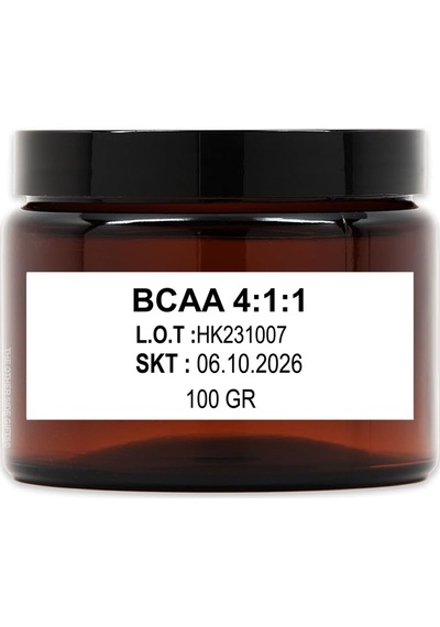 Bcaa 4:1:1 Hammadde 100 Gr
