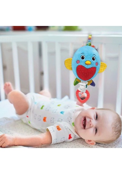 17794 Baby Clementoni - Müzikli Pelüş Kuş Çok Renkli