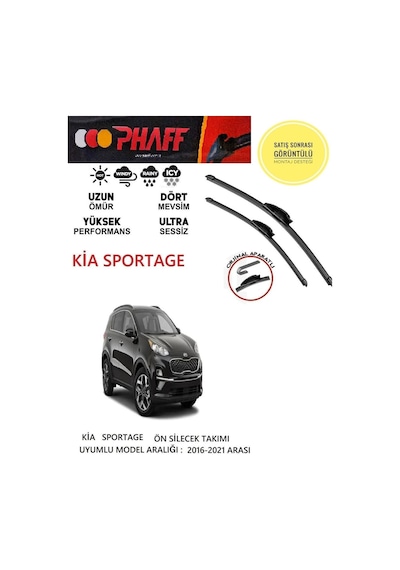 Kia Sportage Ön Silecek 2019 Model Araca Özel Aparat