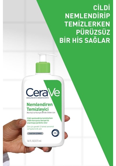 Cerave Nemlendiren Temizleyici 473 Ml- 2 Adet- Skt: 12 M