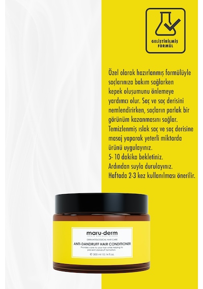 Maruderm Kepeğe Karşı Etkili Saç Kremi 300 ML