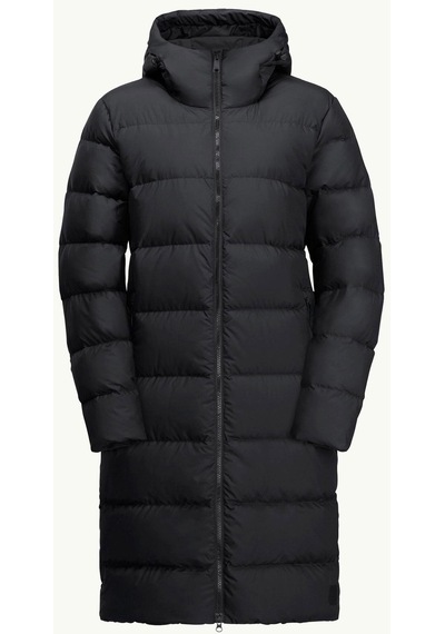 Jack Wolfskin Frozen Palace Coat Kadın Mont Siyah