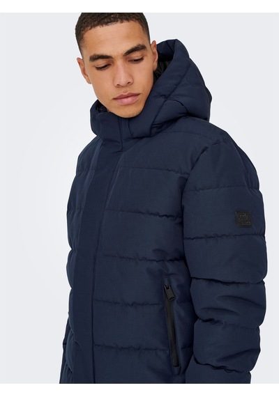 Only & Sons Onscayson Puffa Otw Noos Erkek Mavi Mont - 22019598 Mavi