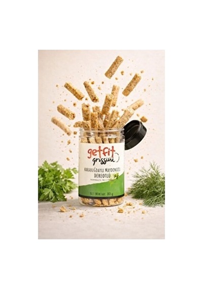 Get Fit Glutensiz & Şekersiz Karabuğdaylı Maydanoz Dereotlu Grissini 80 G
