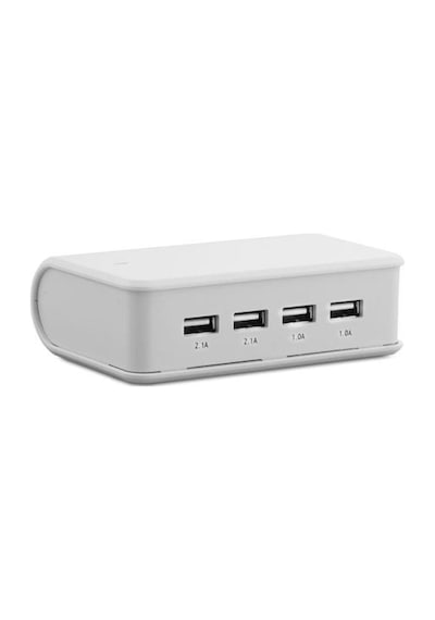S-Link Sl-M10 5V 6.2A 31 Watt 4 Port Usb Beyaz Usb Şarj Istasyonu