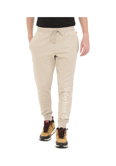 B0a2bvfcy21-r Timberland Linear Logo Sweatpant Bb Regular Erkek Eşofman Altı Krem