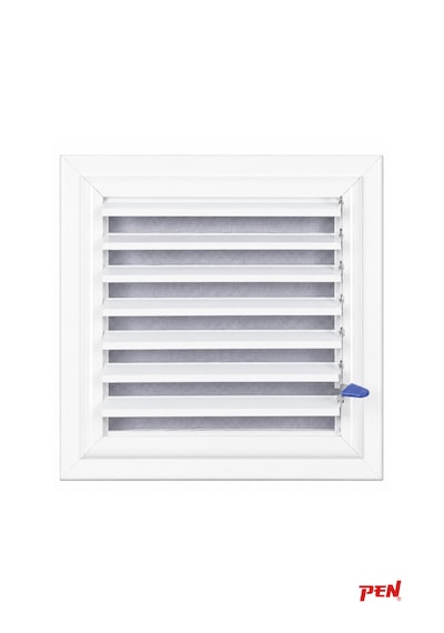 Alüminyum Banyo Wc Havalandırma Menfezi 36x36 Beyaz Seri