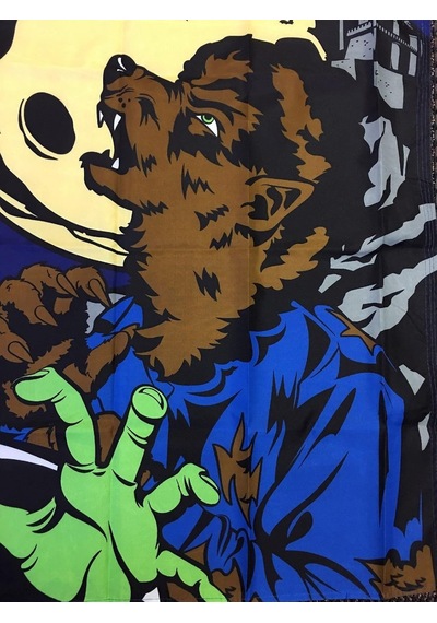 Lexroo Monster Fright Night - Cadılar Bayramı 3x5' Polyester Bayrak Diğer