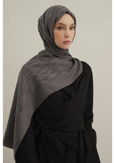 Armine Lyocell Şal - 3 - Füme 18