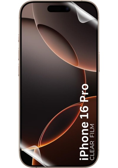 Apple Uyumlu   iPhone 16 Pro İle Esnek Ekranı Tam Kaplayan Cam Nano Karışımı Ekran Koruyucu