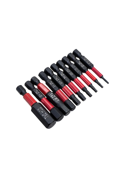 6502 Manyetik Allen Bits Uç Seti 1.5-10mm 11 Parça