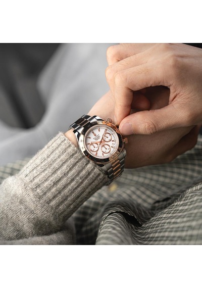 Duxot Dx-2065-77 Erkek Kol Saati Gümüş - Rose Gold