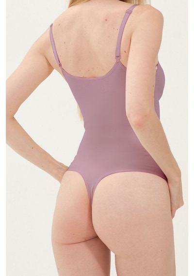 Mistirik Mimola Model 3 Bölge Etkili Örmekumaş Yapılı String Body Gül Kurusu Renk042 Gül Kurusu