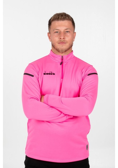 Diadora Alto 25 Antrenman Eşofmanı Tek Üst Pembe