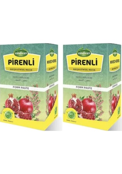 Mindivan Pirenli Nar Ekşili Karışık Bitkisel Macun 2 x 420 G