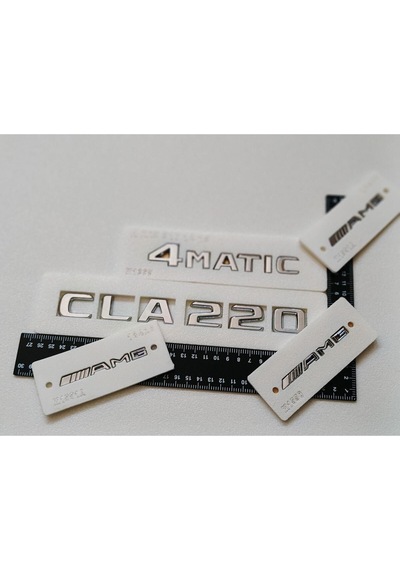 Cla 220 Ve 4matic Krom Bagaj Ve Amg Çamurluk Ve Torpido Yazısı Seti 5'li 3m 3d Abs