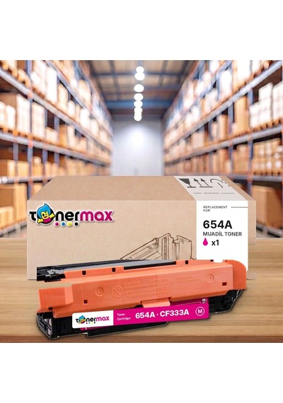 Hp 654a Cf333a Kırmızı Uyumlu Toner - Çipli / Color Laserjet Enterprise M651