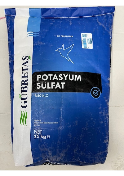 Potasyum Sülfat - Toz Gübre 25 Kg Potasyum Gübresi 1 Adet