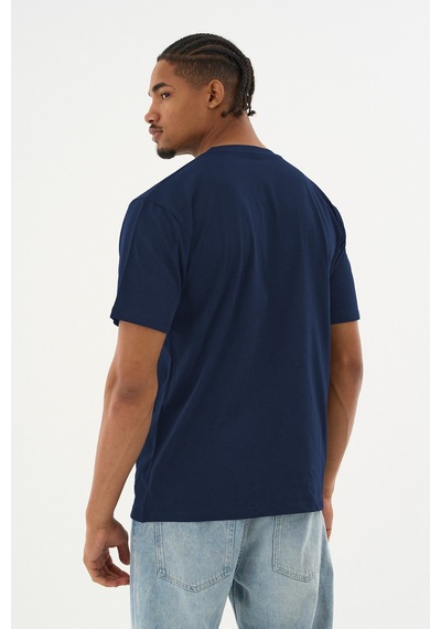 Dechers Erkek %100 Organik Pamuklu Yumuşak Dokulu Comfort Fit Bisiklet Yakalı T-shirt E222 Lacivert Dechers Erkek %100 Organik Pamuklu Yumuşak Dokulu Comfort Fit Bisiklet Yakalı T-shirt E222 Lacivert