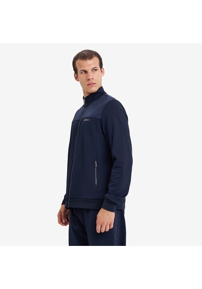 Lescon Lacivert Erkek Fermuarlı Sweatshirt 26n-1161