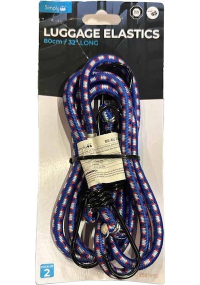 Simply Brands Bagaj Lastigi Kancali 80cm 2 Adet