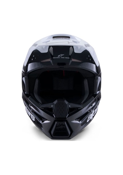 Alpinestars Sm3 Radium Off-road Kaskı Siyah Beyaz Gri Siyah - Beyaz - Gri