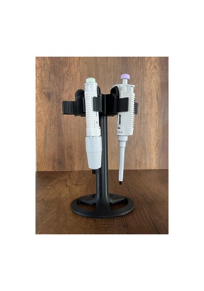 360 Döner Mikropipet Standı Laboratuvar Pipet Tutucu Organizer Mikropipetler Dahil Değildir