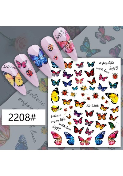 Adanil Kelebek Uğur Böceği Sticker J0-2208