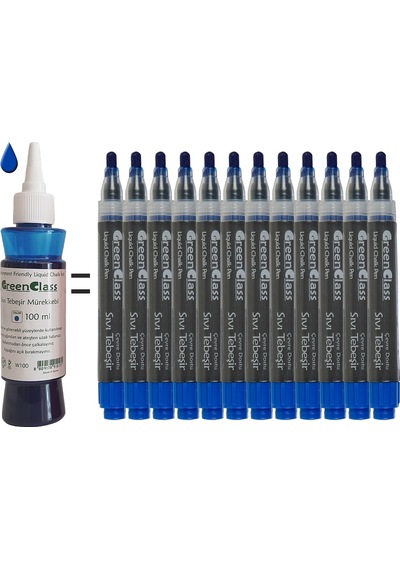 Green Class Mürekkep Seti-Mavi 6X100 600 Ml