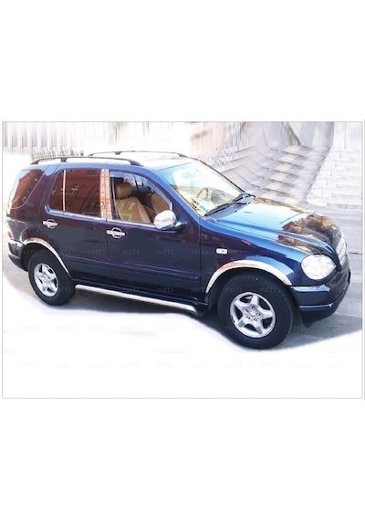Mercedes Benz Ml W163 Krom Cam Çıtası 6 Prç. 1998-2005 P. Çelik