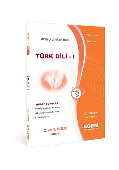 Aöf Türk Dili 1 Konu Anlatımlı Soru Bankası
