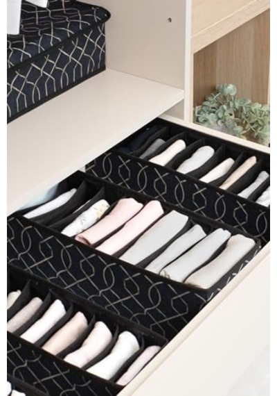 Elegant Akordiyon Çekmece İçi Düzenleyici Organizer 1 Adet, Large Genel