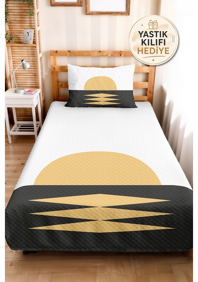 Geometrik Sarı Genç Odası Tek Kişilik Pike Takımı-modern Siyah Beyaz 160x220cm Kapitone Yatak Örtüsü Kabuğu Yağmur Havası Geometrik Sarı Genç Odası Tek Kişilik Pike Takımı-modern Siyah Beyaz 160x220cm Kapitone Yatak Örtüsü Kabuğu Yağmur Havası