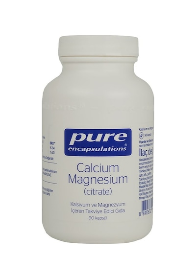 Pure Encapsulations Calcium Magnesium (Citrate) 90 Kapsül