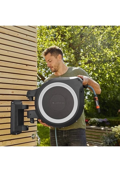 Gardena 18632 Duvara Monte Otomatik Hortum Makarası Xl 35 M
