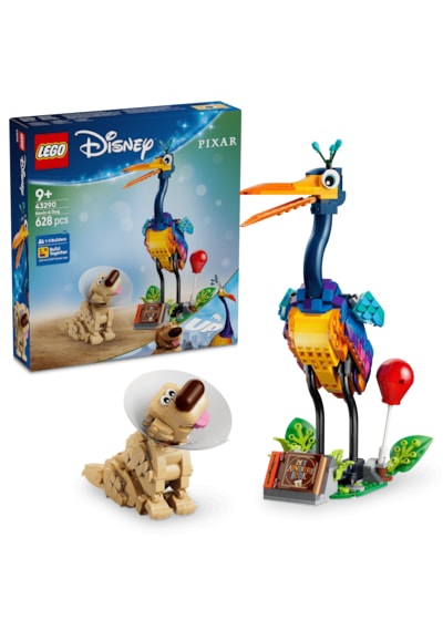 LEGO® ǀ Disney ve Pixar Kevin ve Dug 43290 - 9 Yaş ve Üzeri Çocuklar için 2 Figür İçeren Yaratıcı Oyuncak Yapım Seti (628 Parça)