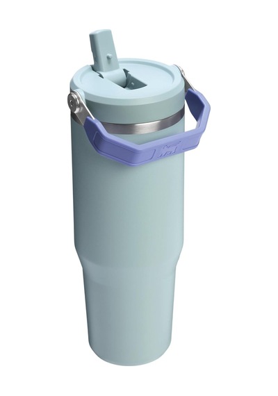 Iceflow Flip Straw Tumbler Pipetli Termos Bardak, Koyu Mavi Lupine , 0.89 Litre 1210001957466 Mavi