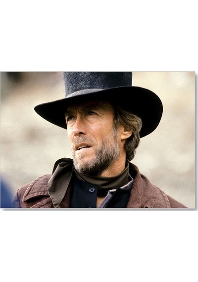 Cakasepetim Clint Eastwood Soluk Yüzlü Adam Ahşap Mdf Tablo