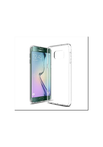 Galaxy S6 Edge Kılıf Ince Ve Esnek Şeffaf Süper Silikon Renksiz