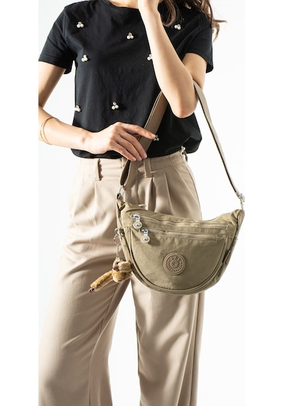 571 Collections Ultra Hafif, Çok Cepli, Yarım Ay Crescent Çapraz Askılı Kol, Omuz Çantası Kahverengi Model: 571-7l