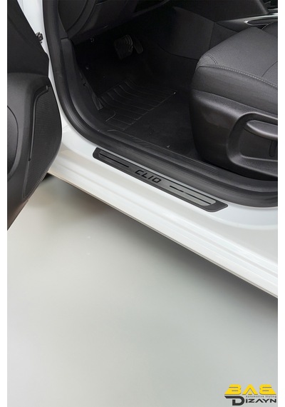 Renault Clio 5 Krom Kapı Eşik Koruması 2019 Ve Üzeri 4 Parça