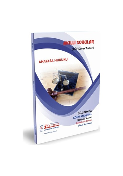 İlkumut Yayınları - Anayasa Hukuku - Konu Anlatımlı - Çözümlü Sorular